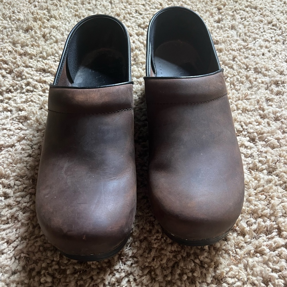 Brown Danske Professional Mens Clog Size 46 (US 12.5-13)
